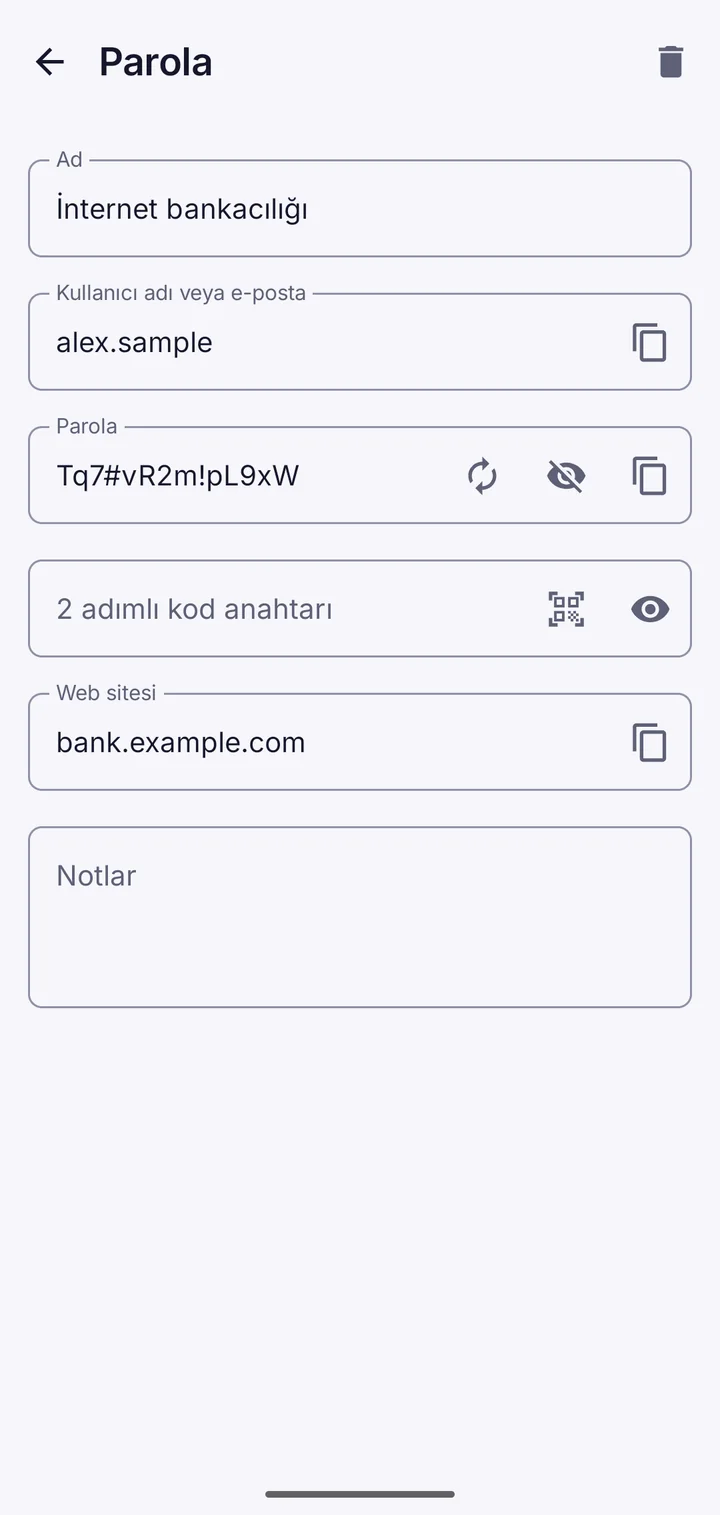 Şifreleri gösteren Vault This